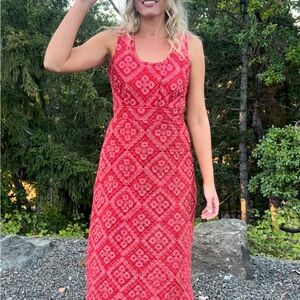 Rare vintage 70s quilted dress